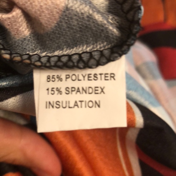 V-Neck Colorful Geometric Dress - Picture 6 of 6